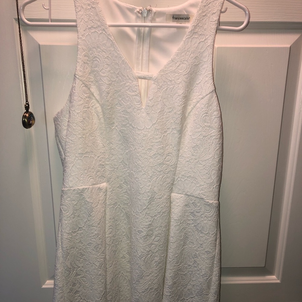 Francesca’s White Dress